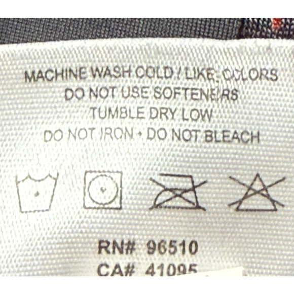 Under Armour Track Pants Mens Large Gray Red Snap Button Side Panel Actual 32X33 - Picture 7 of 9